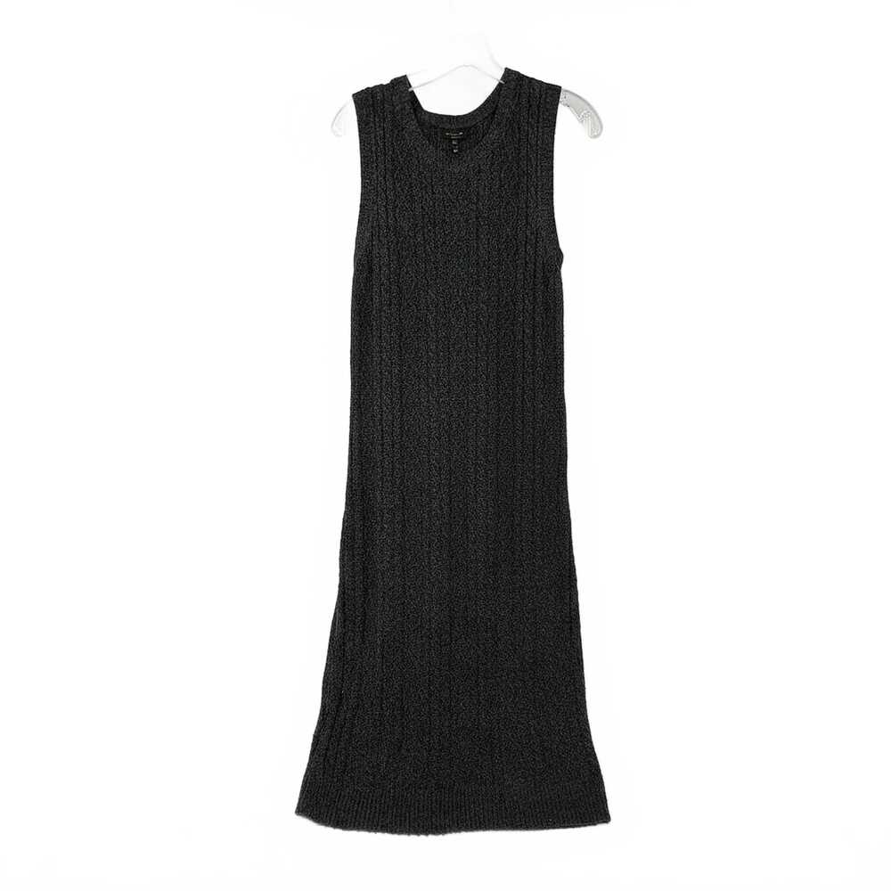 Current Air Gray Nylon-Acrylic Maxi Sweater Dress | Women’s Size L